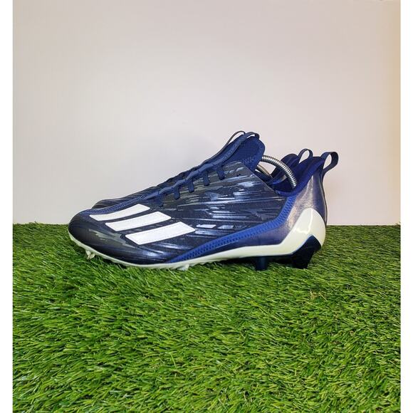 Adidas Adizero 12.0 Size 12.5 Football Cleats Navy Blue White HR1604 Za1 main image 8